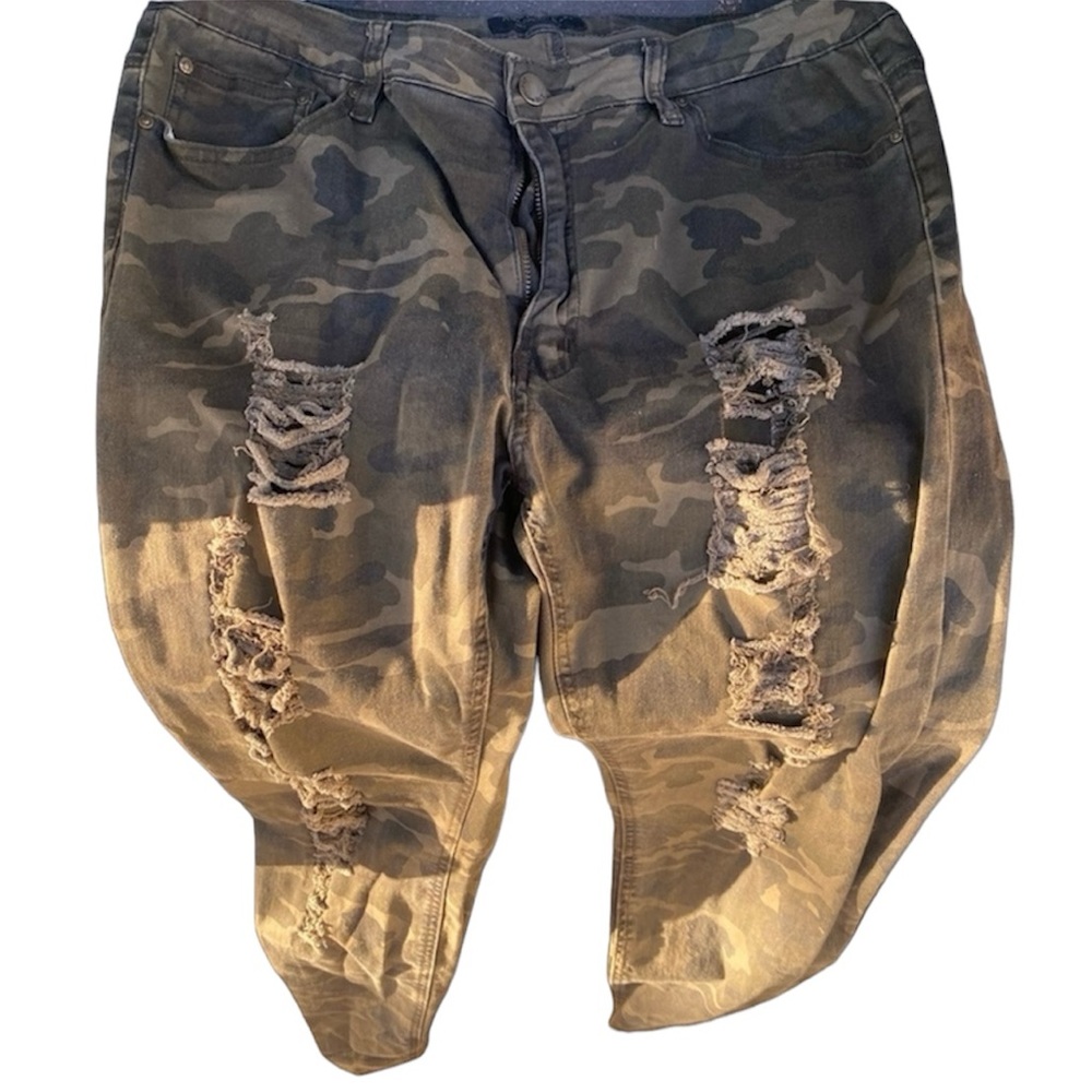 American Bazi Camo print jeans